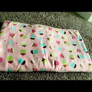 🧁 Queen pink cupcake flannel sheets 🧁
